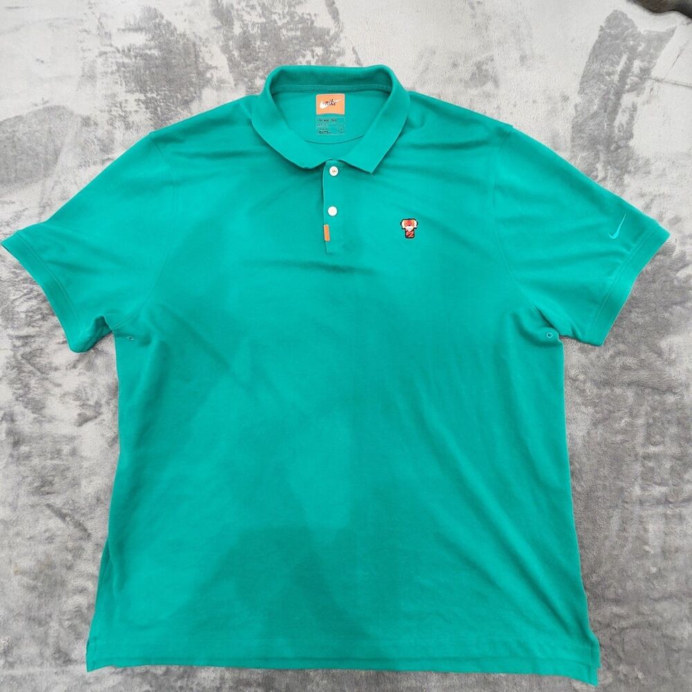 Nike Golf Tiger Woods "Frank" Polo 2020 Green Masters CJ0880-370 Men's Size XL
